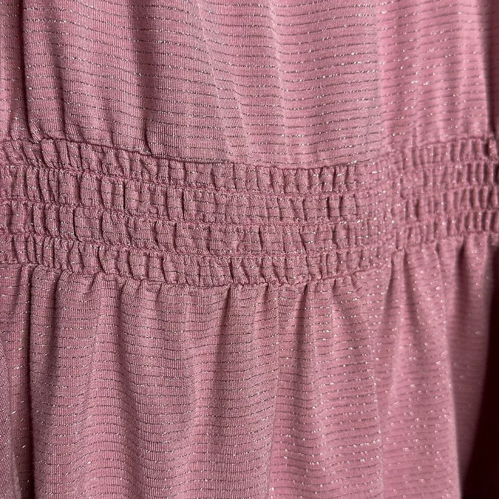NWT LC Lauren Conrad Pink Tunic Horizontal Sparkles Size XL - Picture 6 of 10